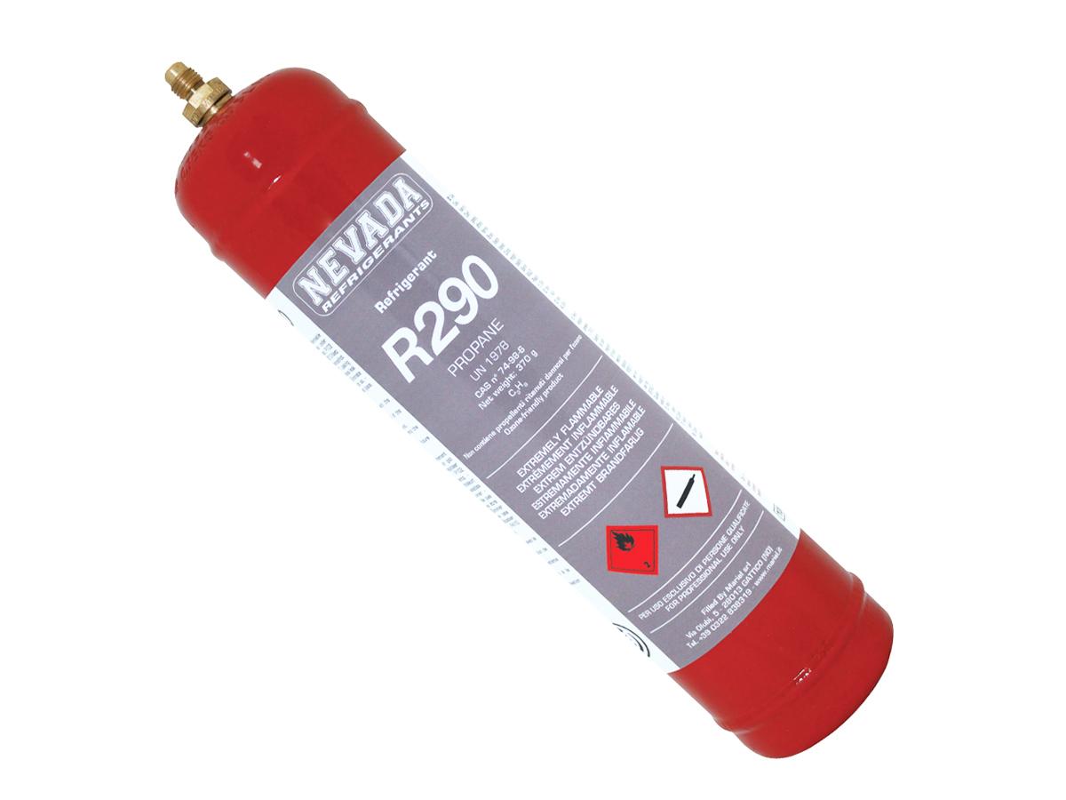 Kølemiddel R290 - 370 g *) - HUSK ventil #30846