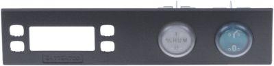 Kontaktblænde L 168mm B 37mm sort TIL-FRA, fugt med kontakter