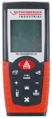 Laser-afstandsmåleapparat LASERMETER 35 ROTHENBERGER inkl. taske og batteri Måleområde 35m