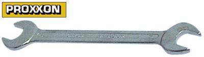 Dobbelt gaffelnøgle Krom-vanadium-stål, forkromet Størrelse 6/7mm DIN 3118/ISO 3318