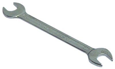 Dobbelt gaffelnøgle Krom-vanadium-stål, forkromet Størrelse 10/11mm DIN 3118/ISO 3318