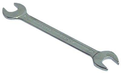 Dobbelt gaffelnøgle Krom-vanadium-stål, forkromet Størrelse 14/15mm DIN 3118/ISO 3318