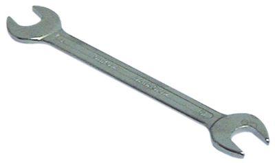 Dobbelt gaffelnøgle Krom-vanadium-stål, forkromet Størrelse 14/17mm DIN 3118/ISO 3318
