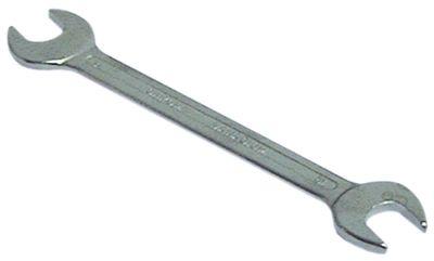 Dobbelt gaffelnøgle Krom-vanadium-stål, forkromet Størrelse 17/19mm DIN 3118/ISO 3318