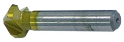 Spidsforsænker HSS-TiN L 45mm 90° Skaft ø 5mm Hoved 63mm